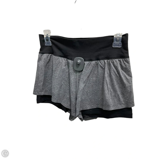Athletic Shorts By Lululemon In Black & Grey, Size: 8