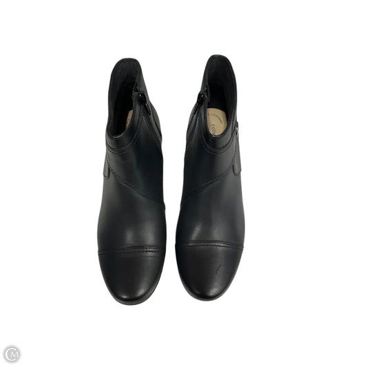 Boots Ankle Heels By Clarks In Black, Size: 7