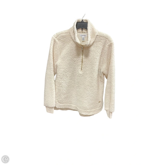 Sweater By Calvin Klein In Cream, Size: S