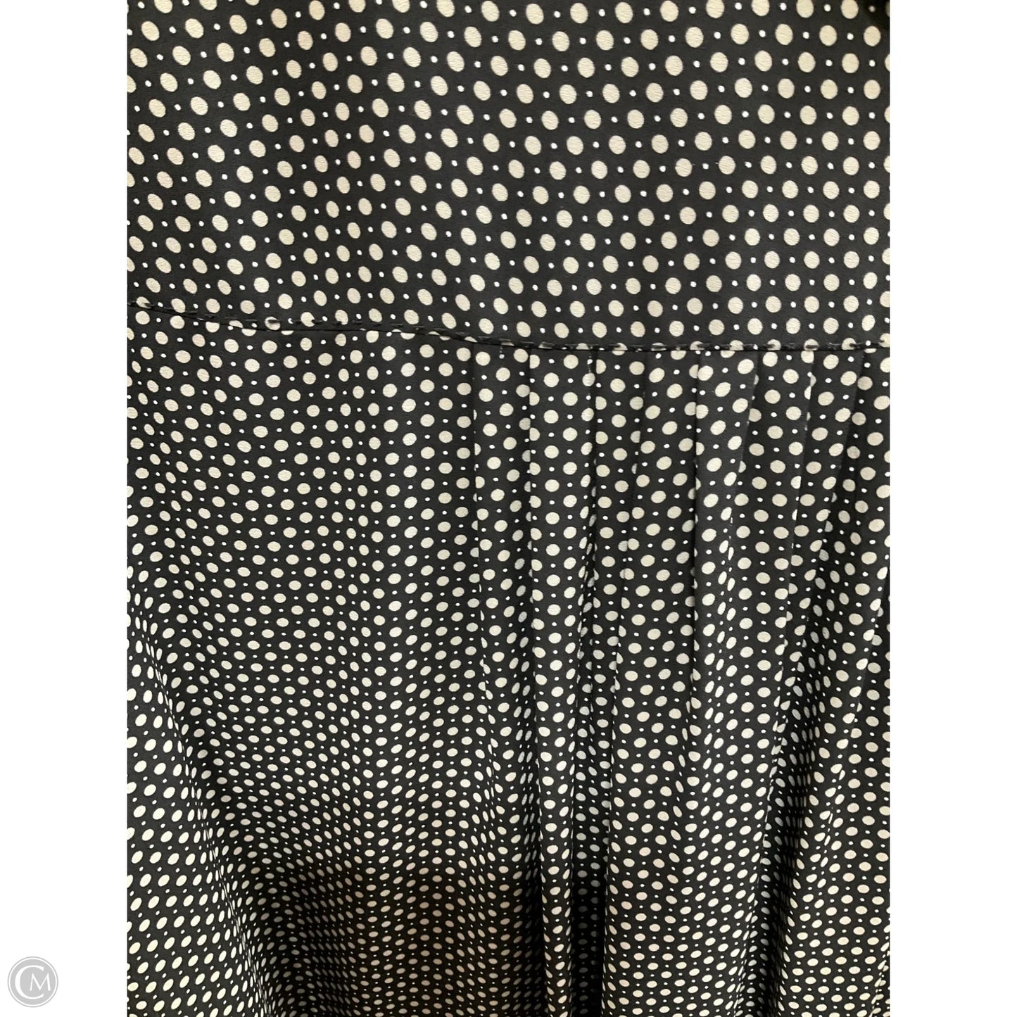 Top Long Sleeve Basic By Lane Bryant In Polkadot Pattern, Size: 18