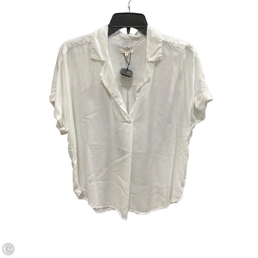 Top Long Sleeve Basic By Loft In Polkadot Pattern, Size: L