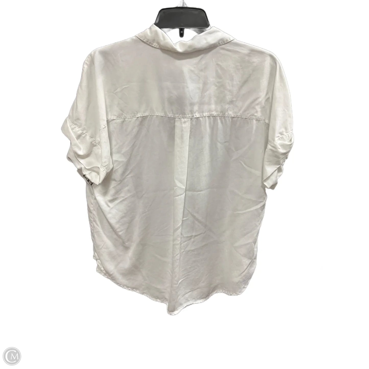 Top Long Sleeve Basic By Loft In Polkadot Pattern, Size: L