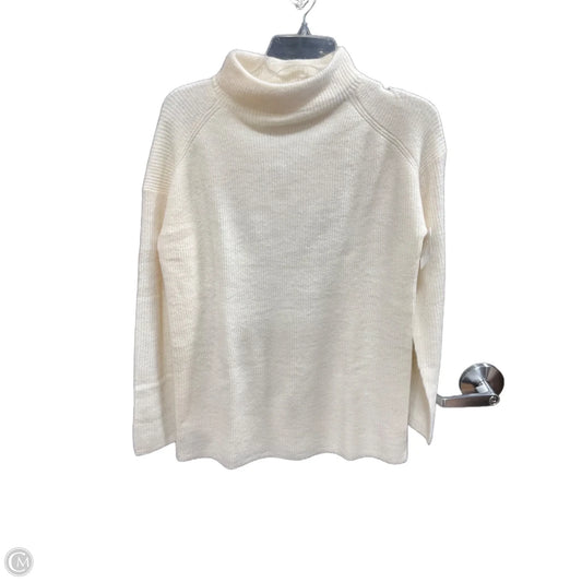 Sweater By Loft In Cream, Size: L