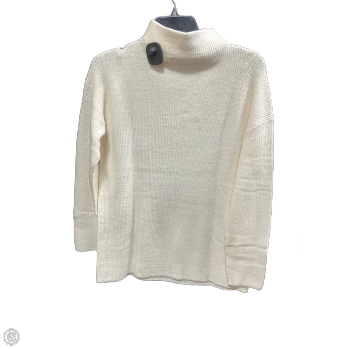 Sweater By Loft In Cream, Size: L
