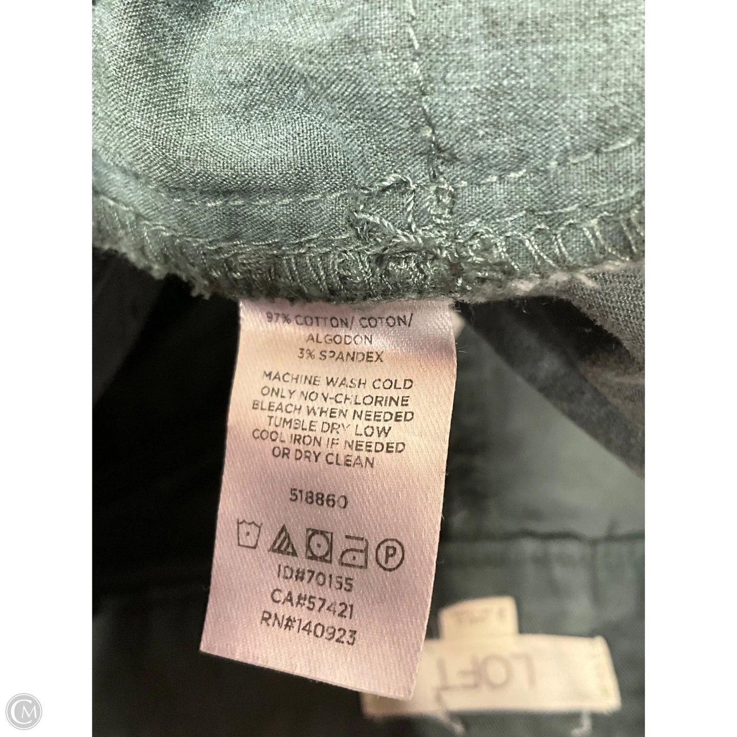 Pants Wide Leg By Loft In Green, Size: 2