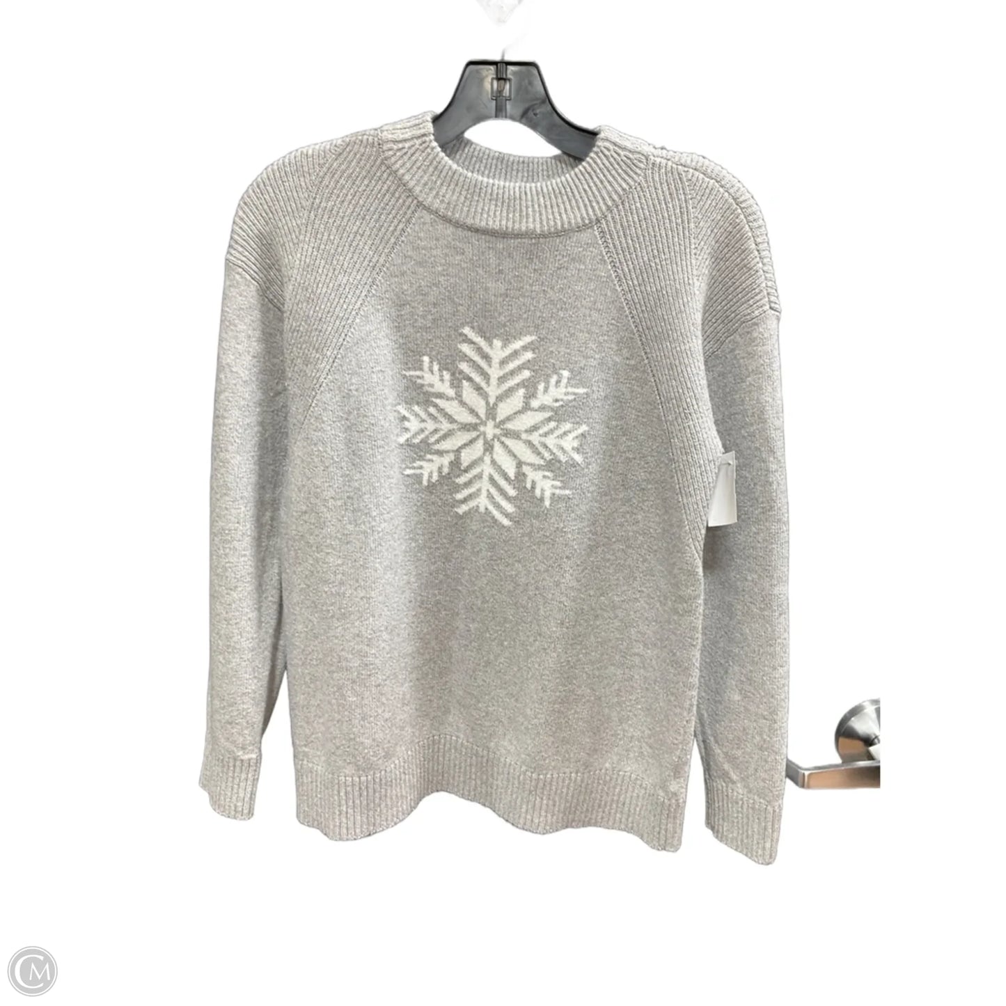 Sweater By Talbots In Grey, Size: S