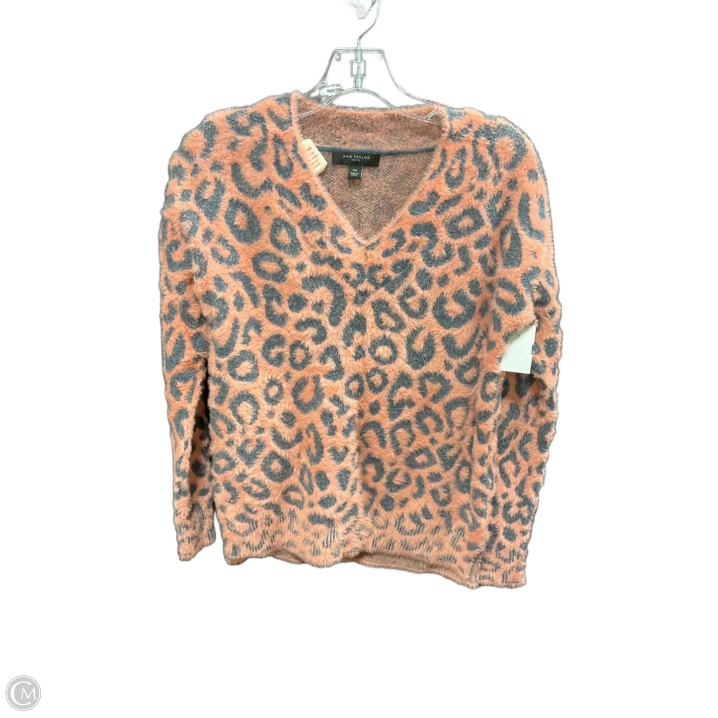 Top Long Sleeve Basic By Ann Taylor In Animal Print, Size: Xsp