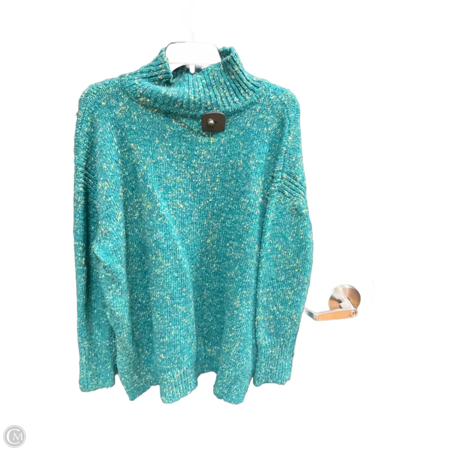 Sweater By Lou And Grey In Aqua, Size: Xl