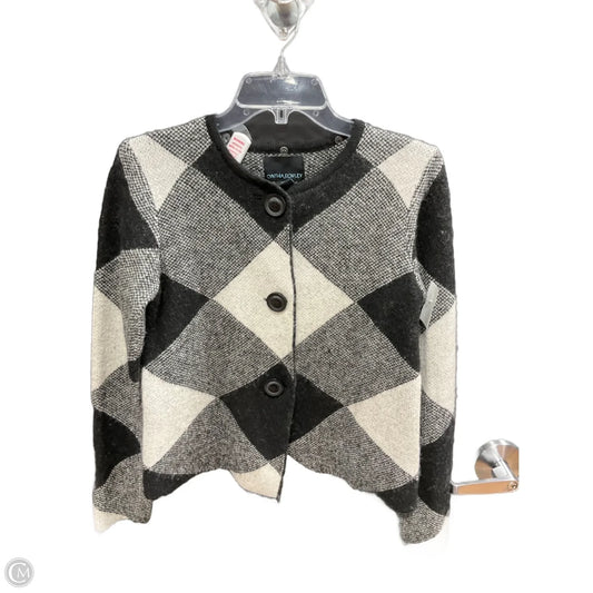Cardigan By Cynthia Rowley In Black & White, Size: S