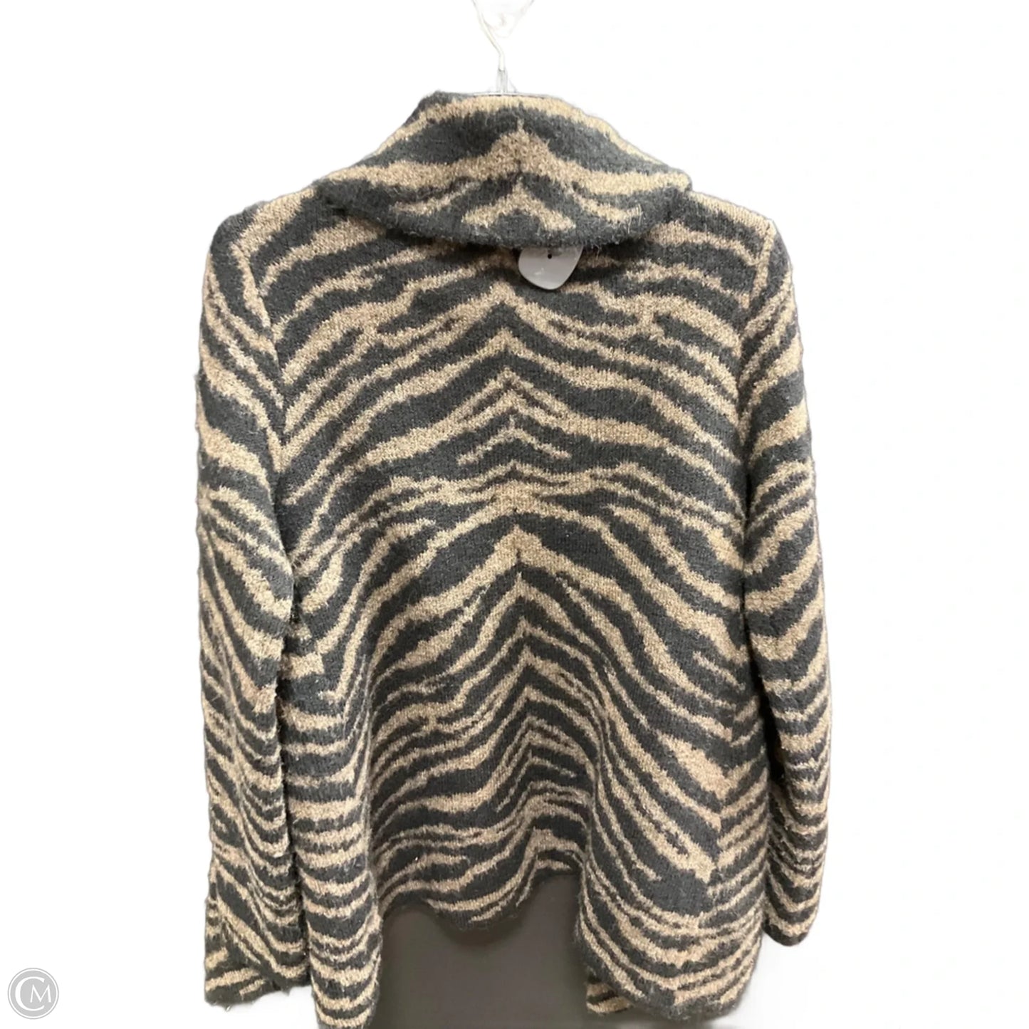 Sweater By Adrienne Vittadini In Zebra Print, Size: M
