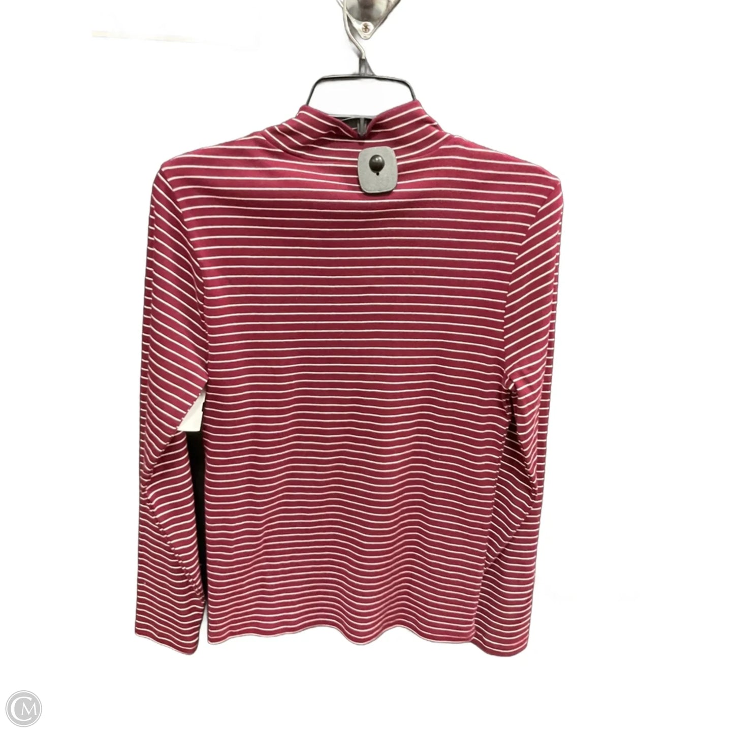 Top Long Sleeve Basic By J. Crew In Striped Pattern, Size: M
