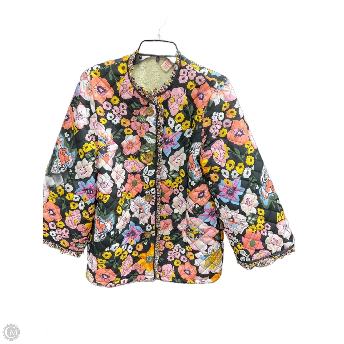 Jacket Other By Sunday Up In Floral Print, Size: L