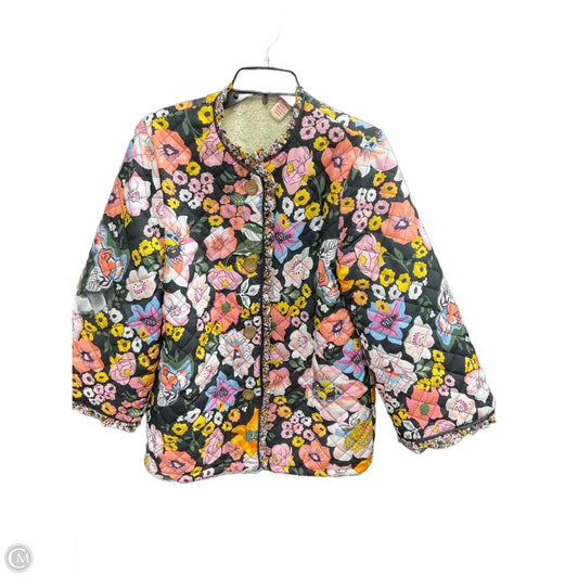 Jacket Other By Sunday Up In Floral Print, Size: L