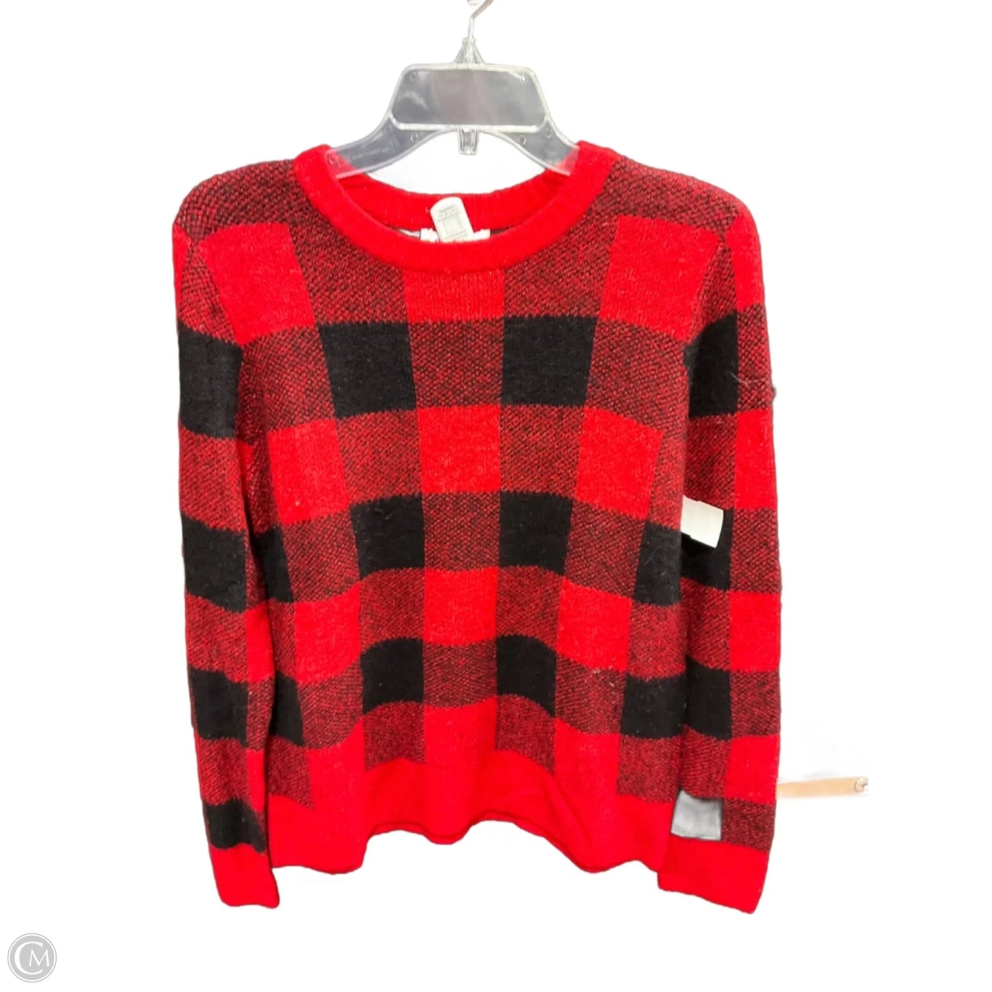 Sweater By Old Navy In Checkered Pattern, Size: M