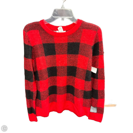 Sweater By Old Navy In Checkered Pattern, Size: M