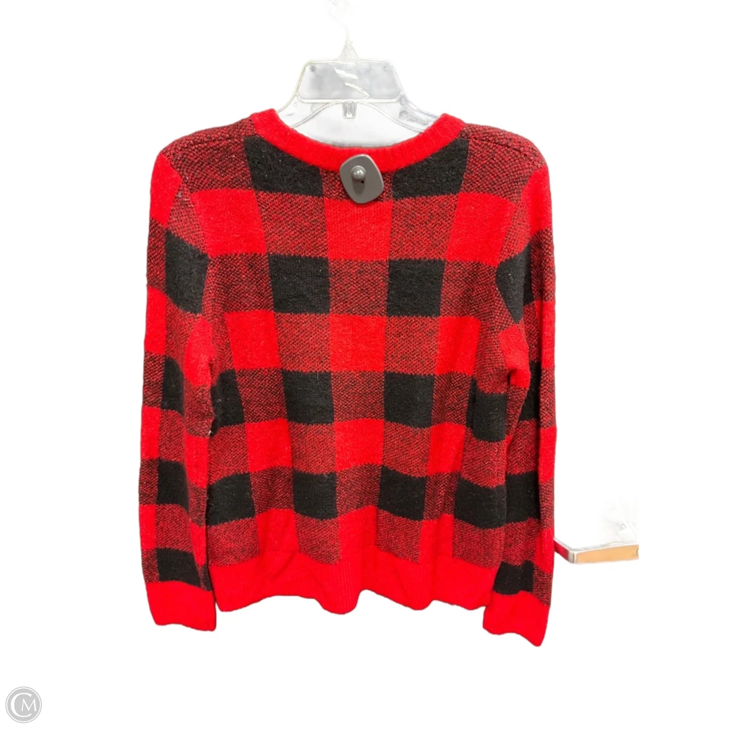 Sweater By Old Navy In Checkered Pattern, Size: M