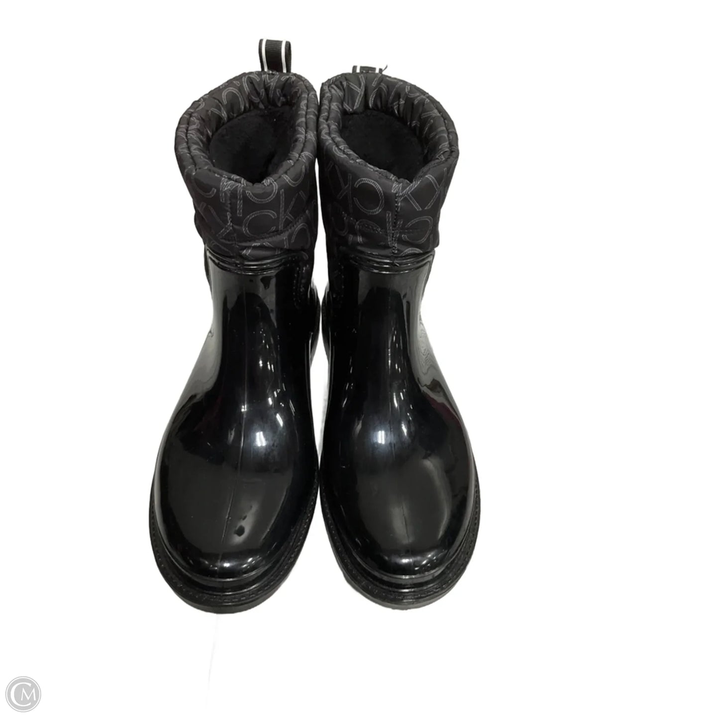 Boots Ankle Heels By Calvin Klein In Black, Size: 7