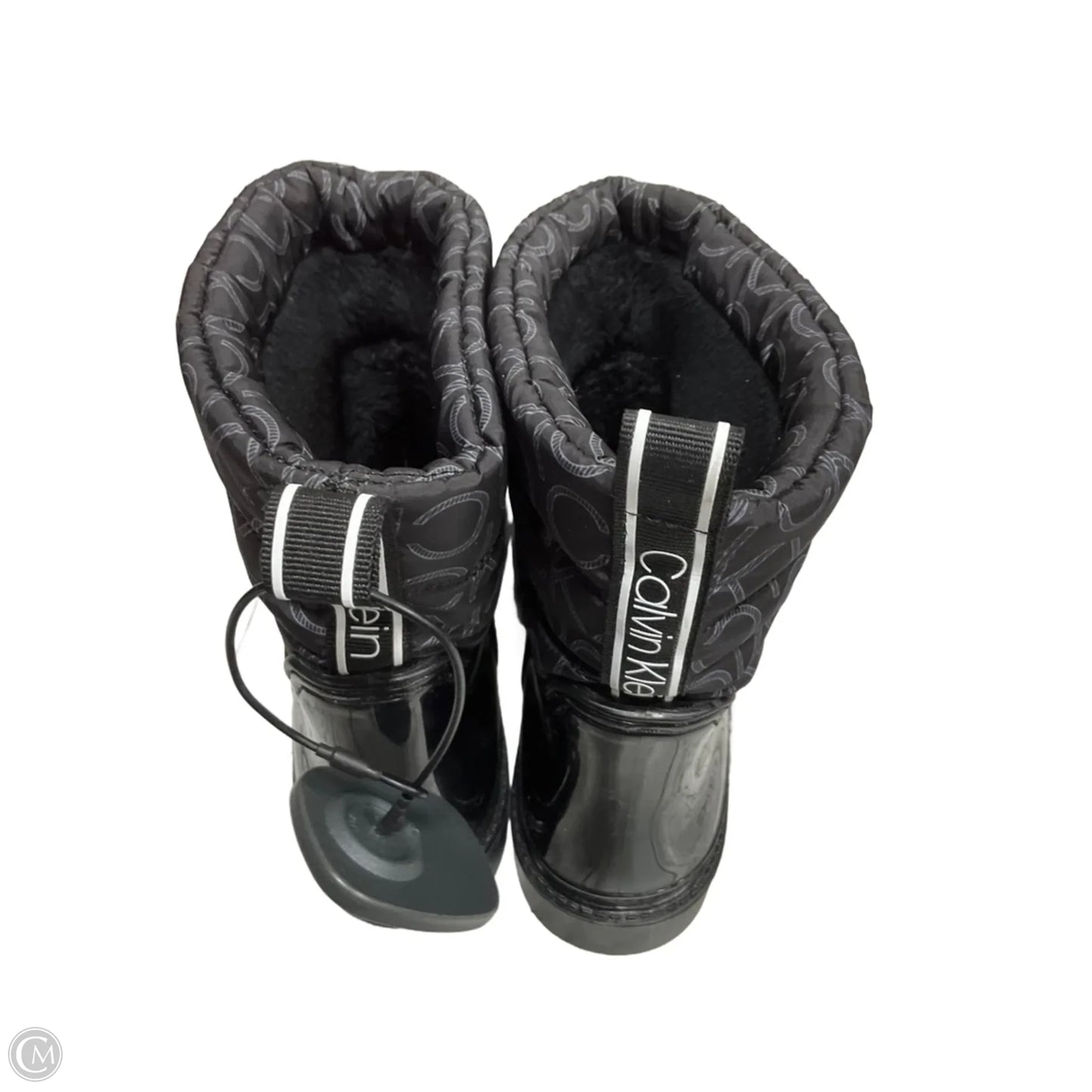 Boots Ankle Heels By Calvin Klein In Black, Size: 7