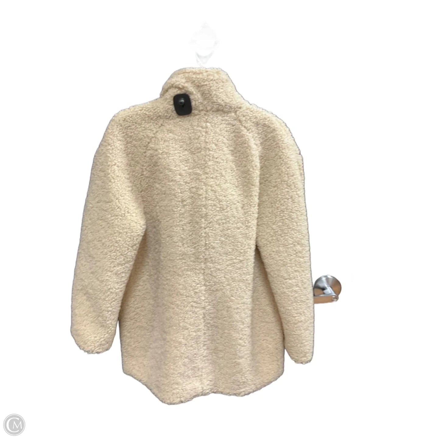 Coat Faux Fur & Sherpa By Banana Republic In Beige, Size: S