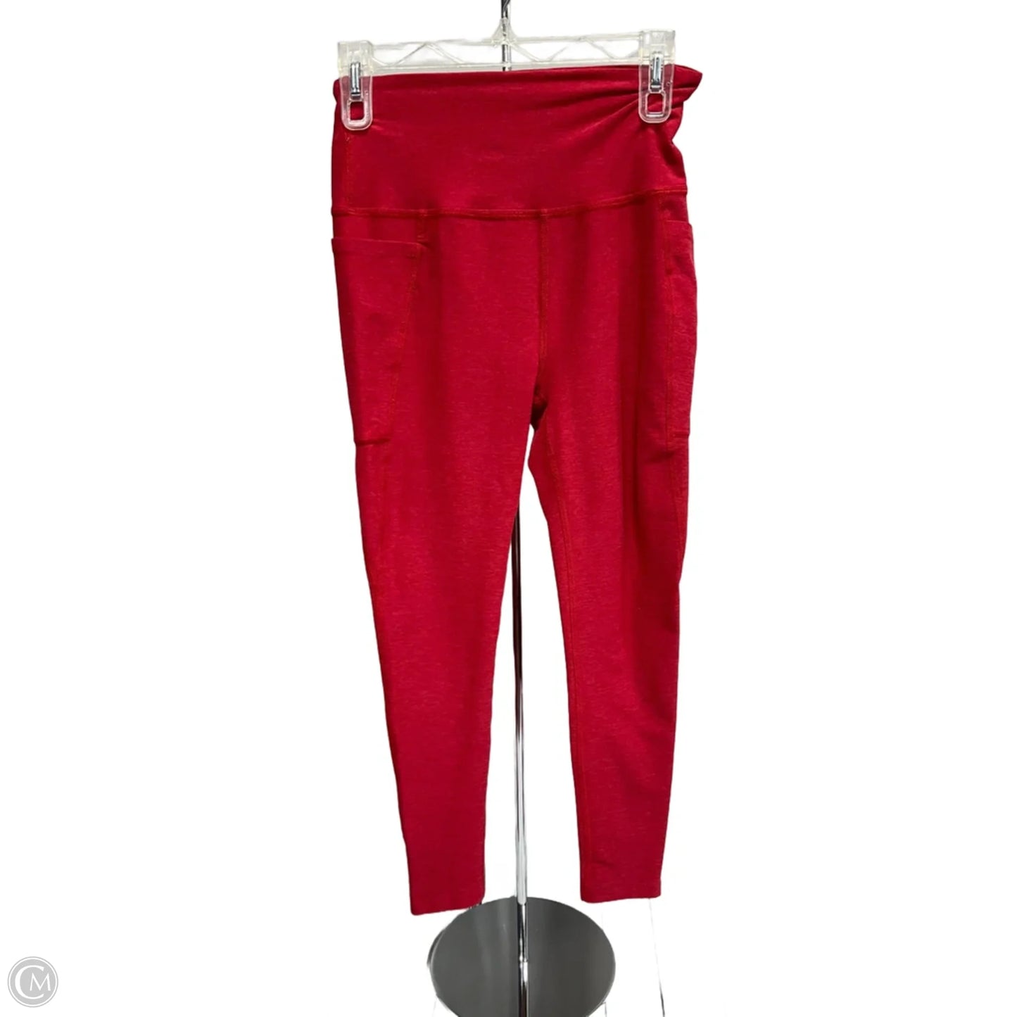 Athletic Leggings By Beyond Yoga In Red, Size: L
