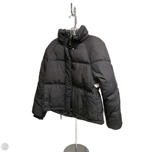 Jacket Puffer & Quilted By Top Shop In Black, Size: 10