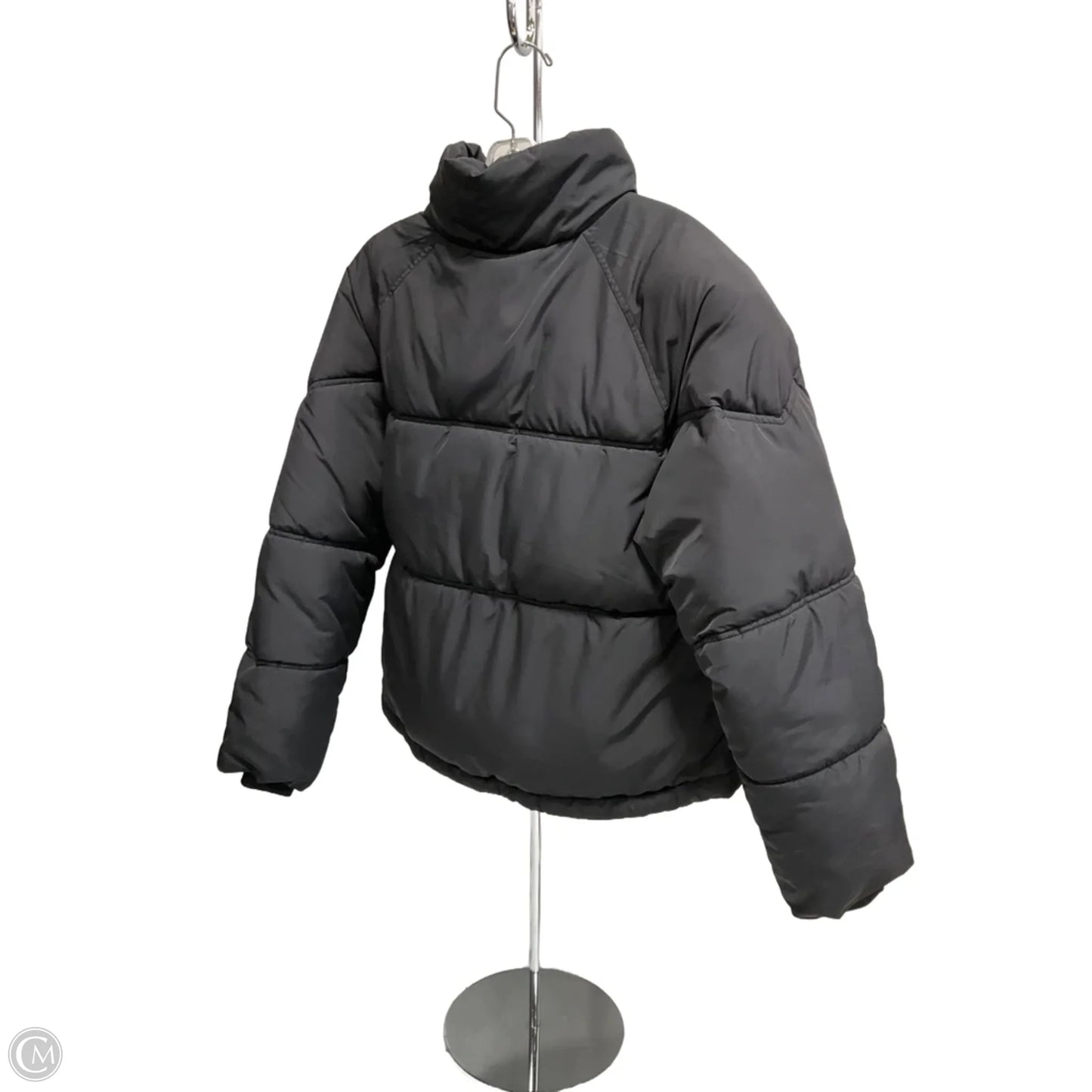 Jacket Puffer & Quilted By Top Shop In Black, Size: 10