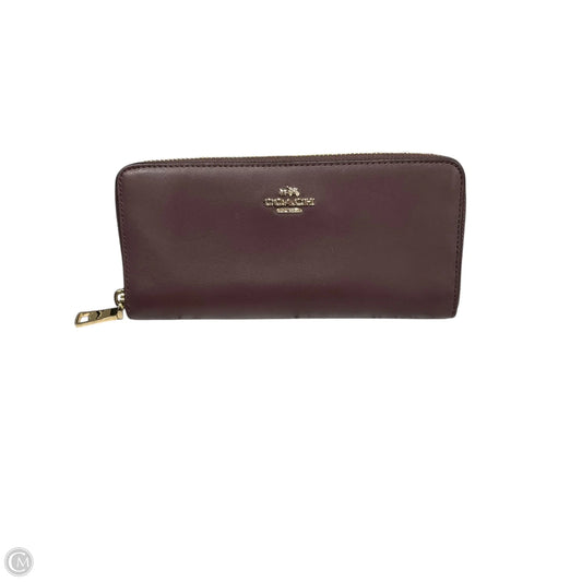 Wallet Designer By Coach, Size: Medium