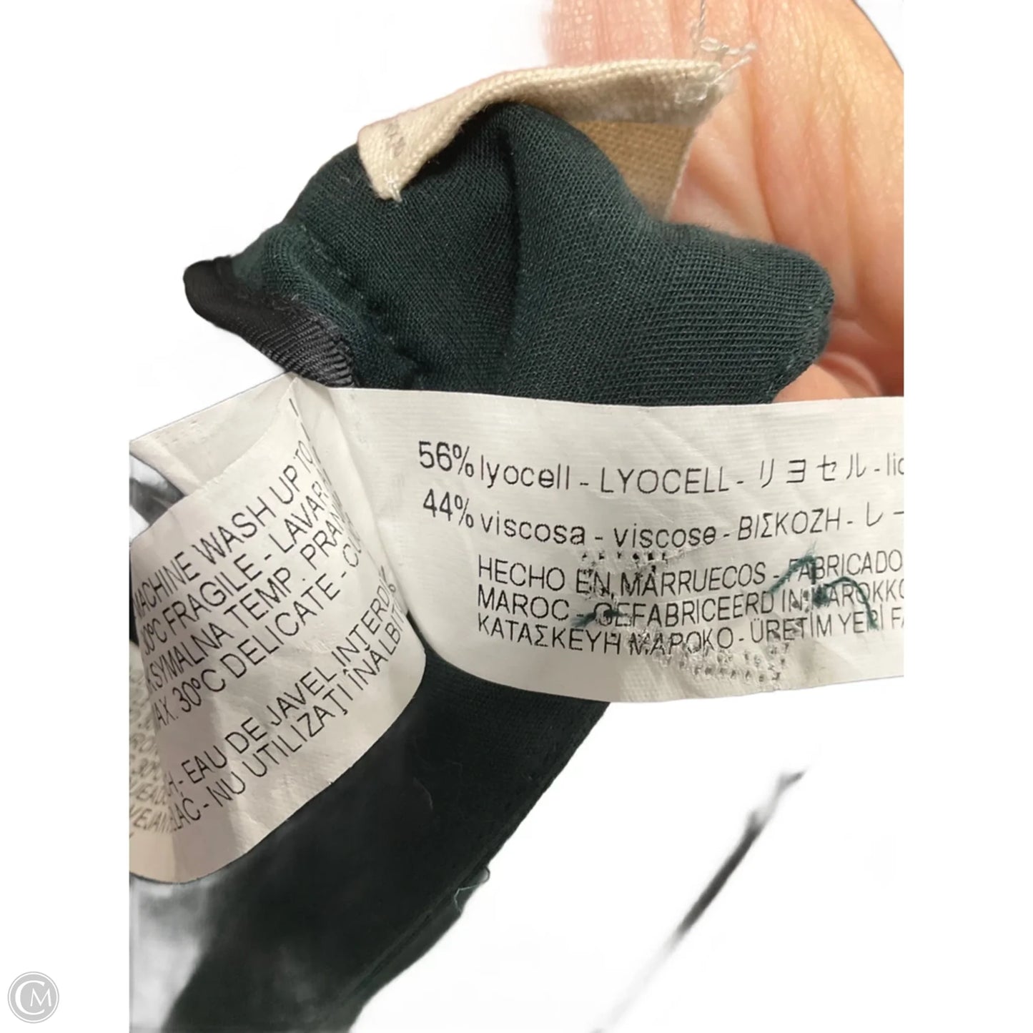 Pants Dress By Zara Women In Green, Size: L