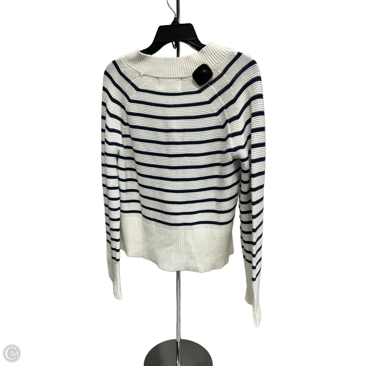 Sweater Cardigan By Cmb In Striped Pattern, Size: Xs