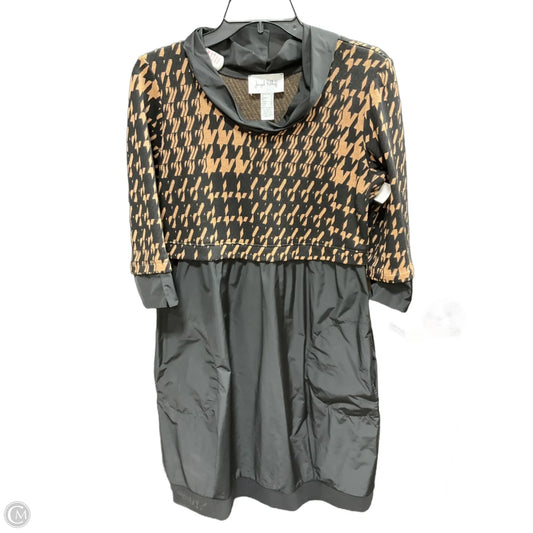 Dress Casual Short By Joseph Ribkoff In Black & Gold, Size: 8