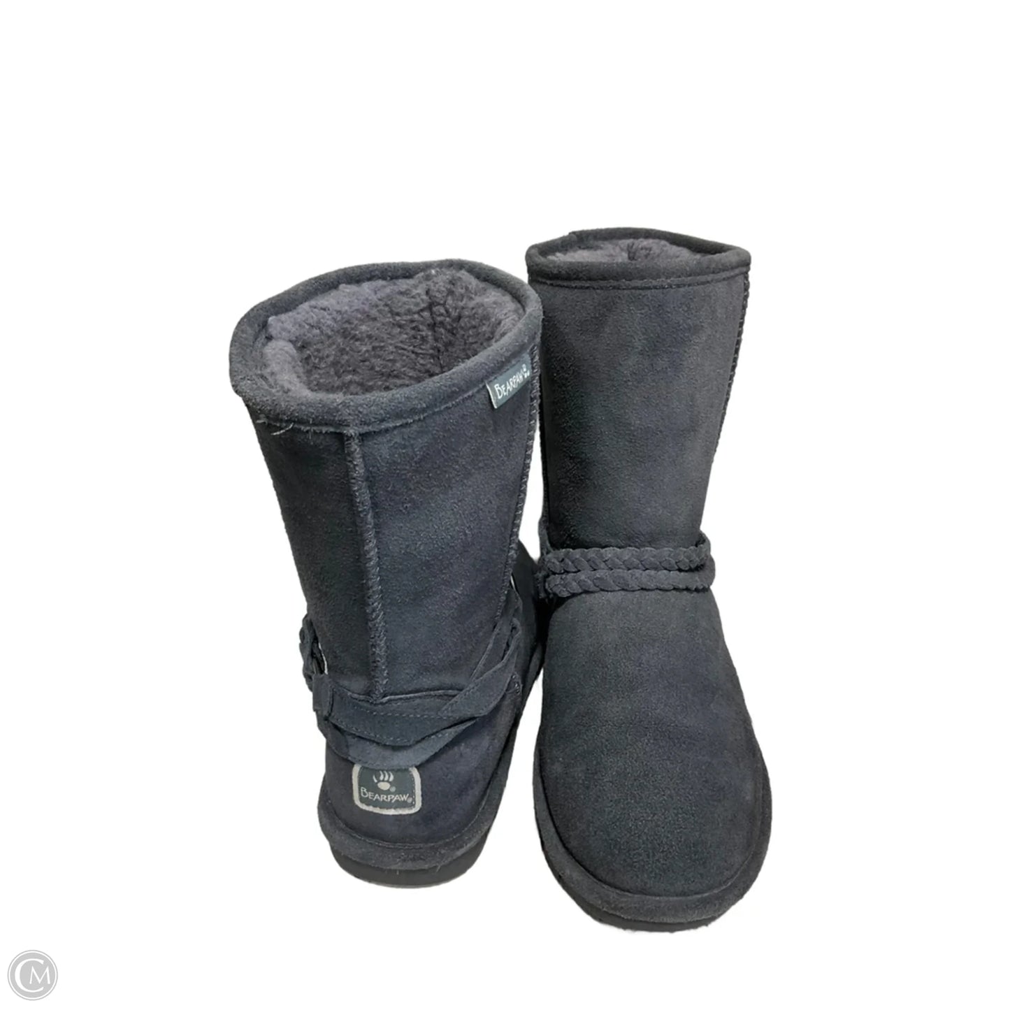 Boots Knee Flats By Bearpaw In Grey, Size: 9