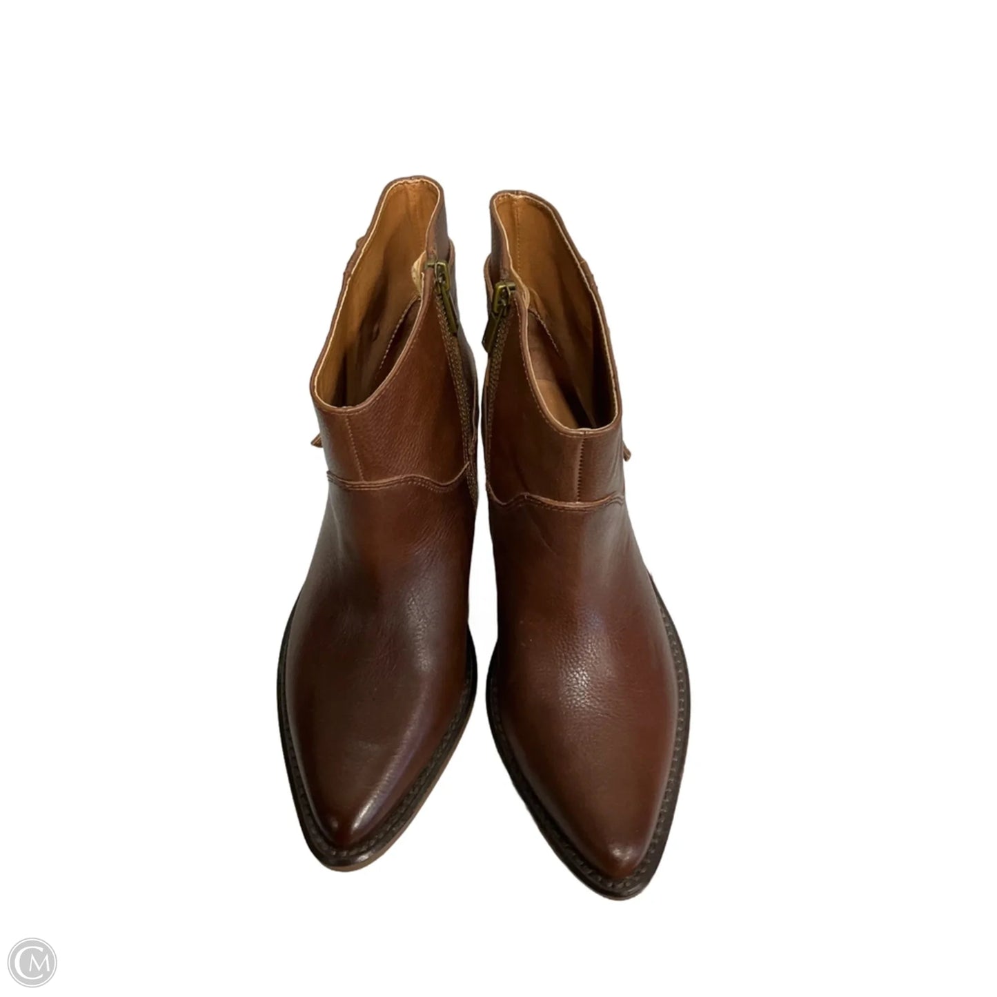 Boots Ankle Heels By Lucky Brand In Tan, Size: 8.5