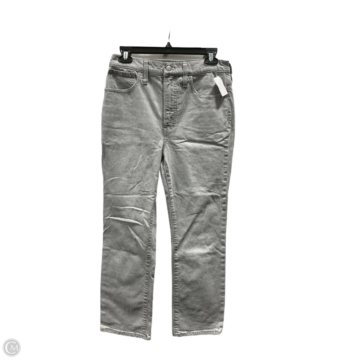 Jeans Straight By Madewell In Grey, Size: 4