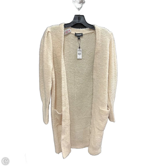 Sweater Cardigan By Express In Tan, Size: S