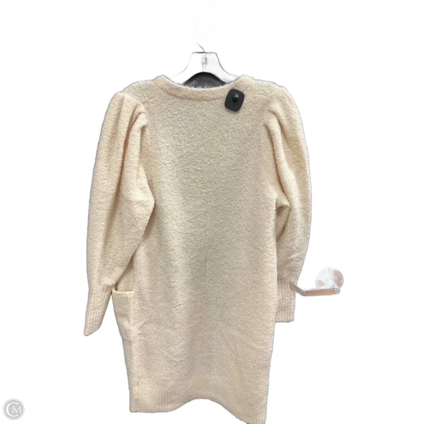 Sweater Cardigan By Express In Tan, Size: S