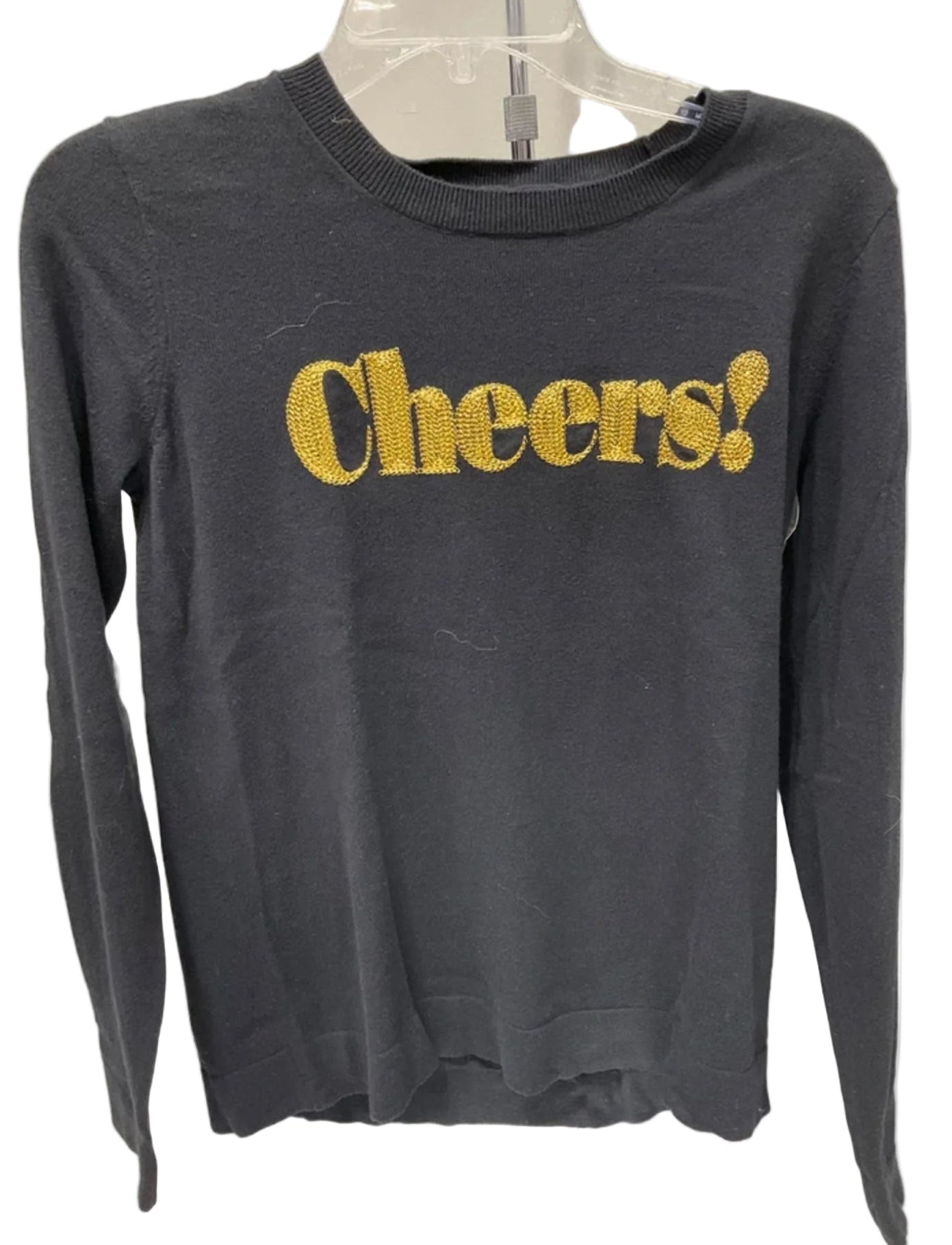 Top Long Sleeve By J. Crew In Black, Size: S