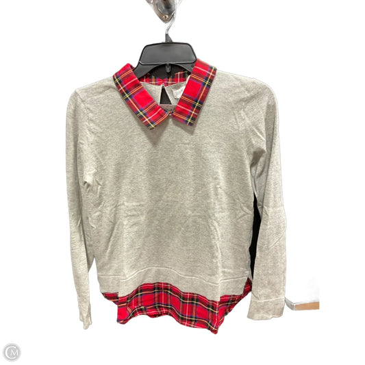 Top Long Sleeve Basic By J. Crew In Grey, Size: Xs