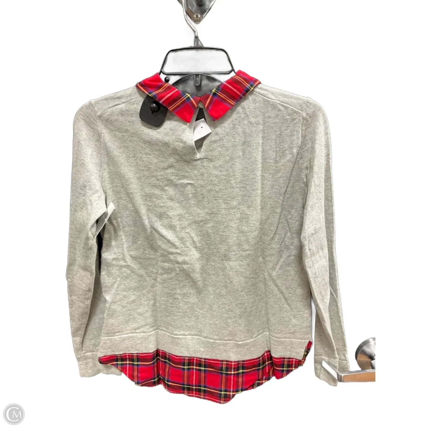 Top Long Sleeve Basic By J. Crew In Grey, Size: Xs