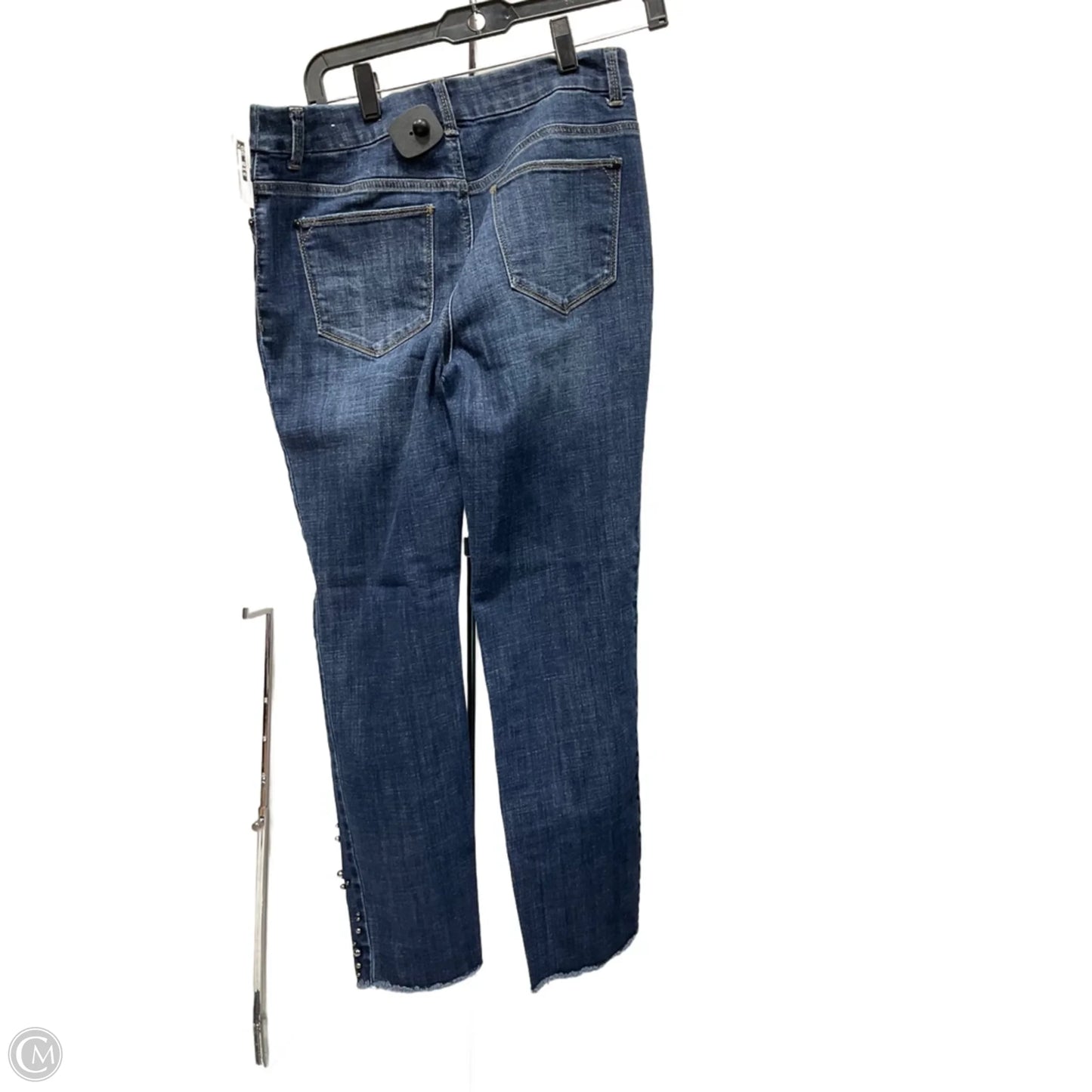 Jeans Straight By Chicos In Blue Denim, Size: 2