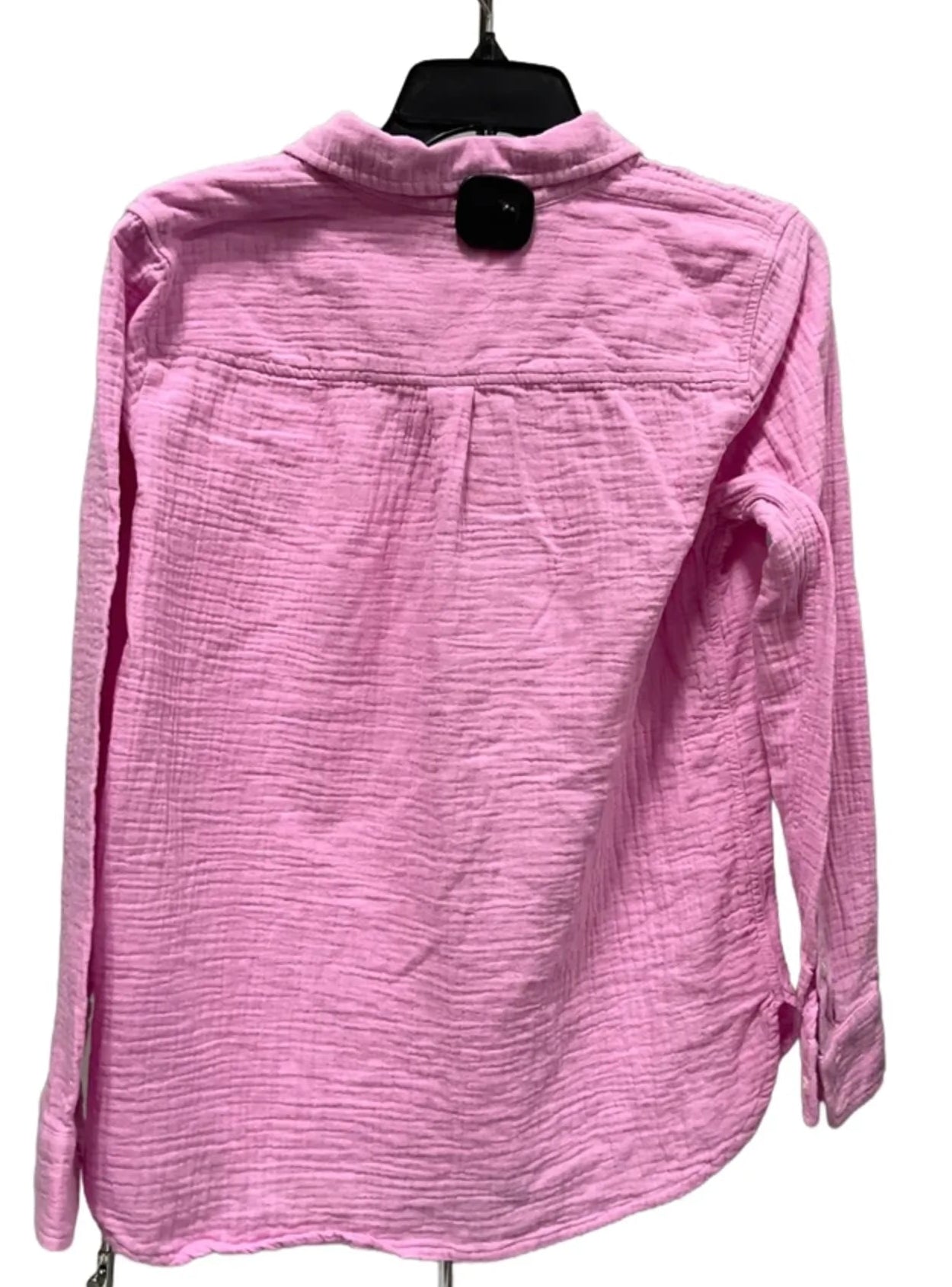 Top Long Sleeve Basic By J. Crew In Pink, Size: S