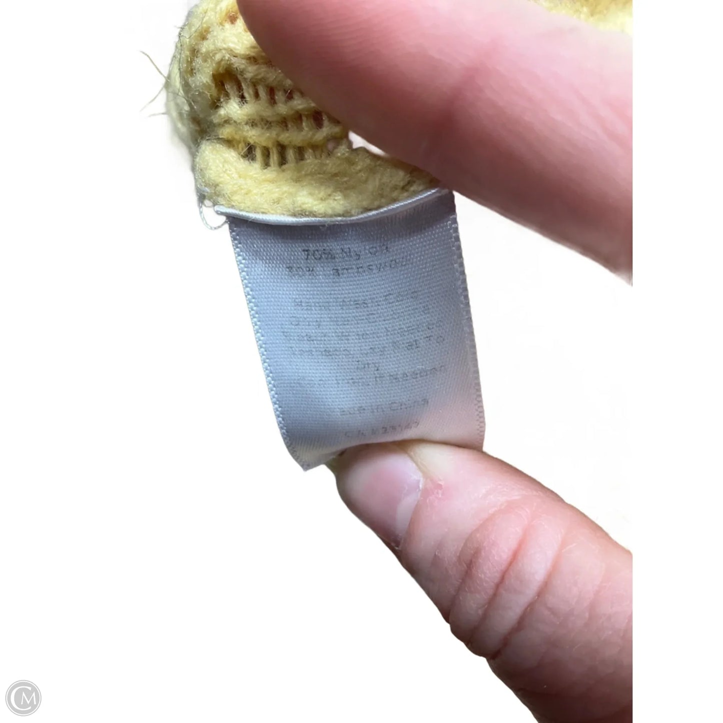 Sweater By Talbots In Yellow, Size: Xs