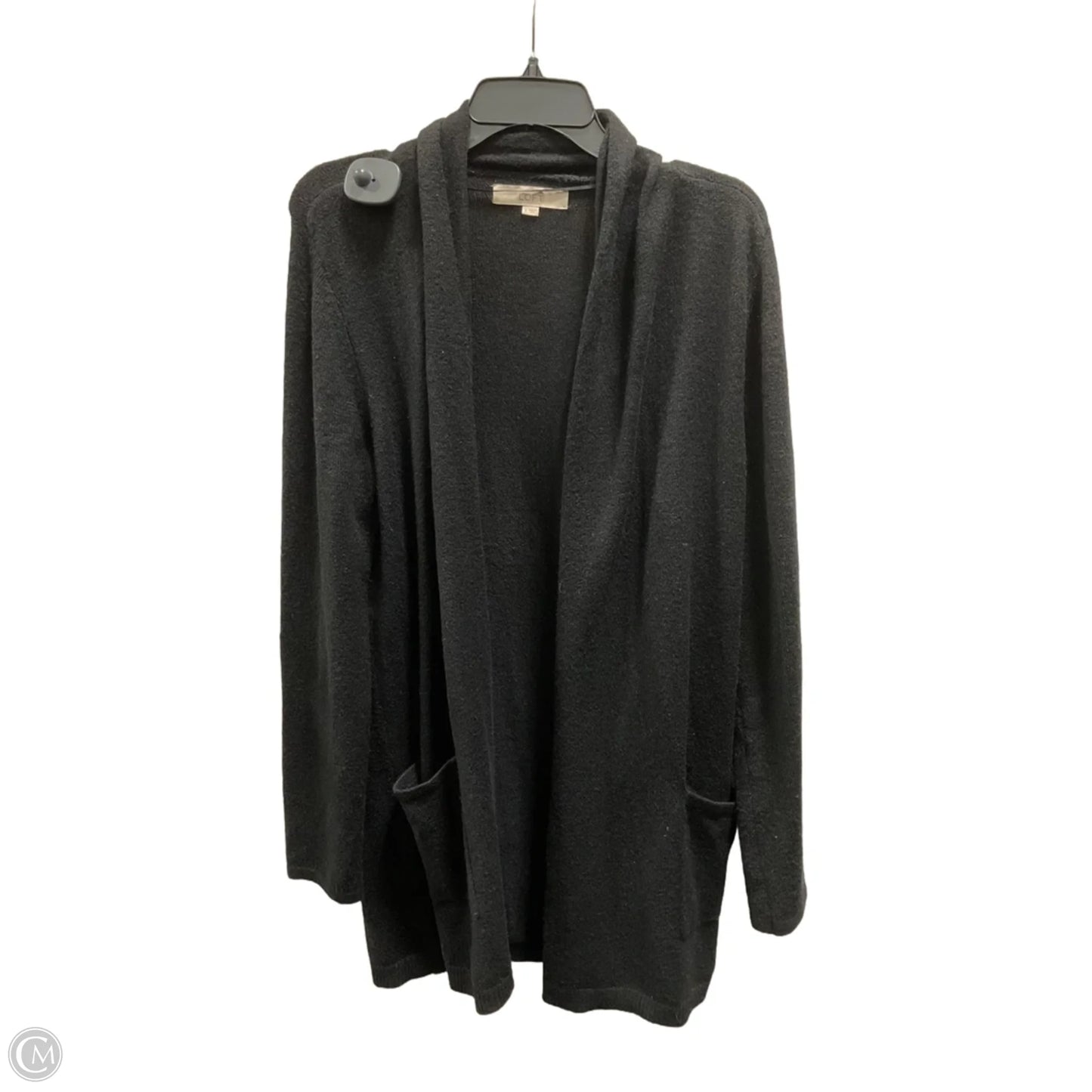 Sweater Cardigan By Loft In Black, Size: S