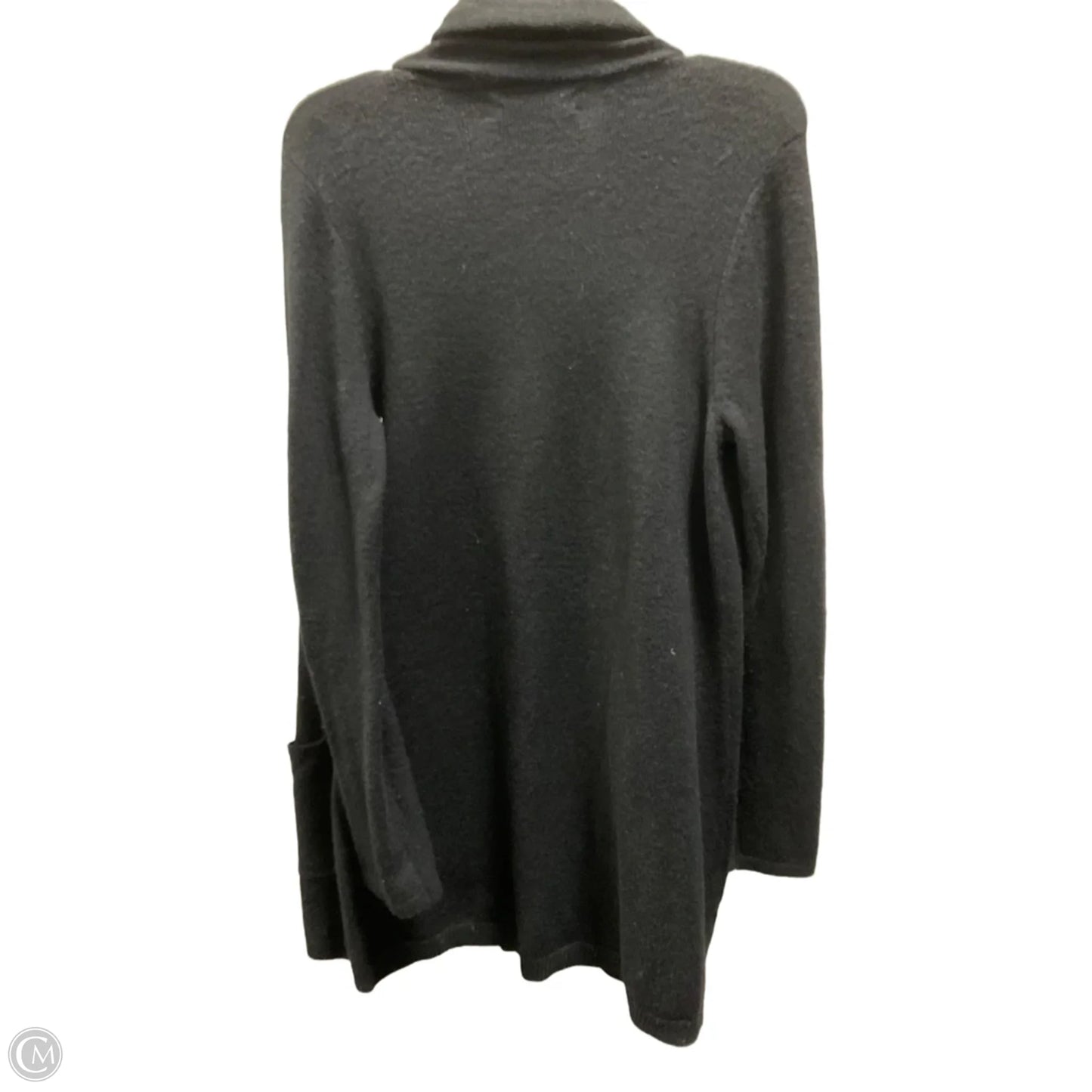 Sweater Cardigan By Loft In Black, Size: S