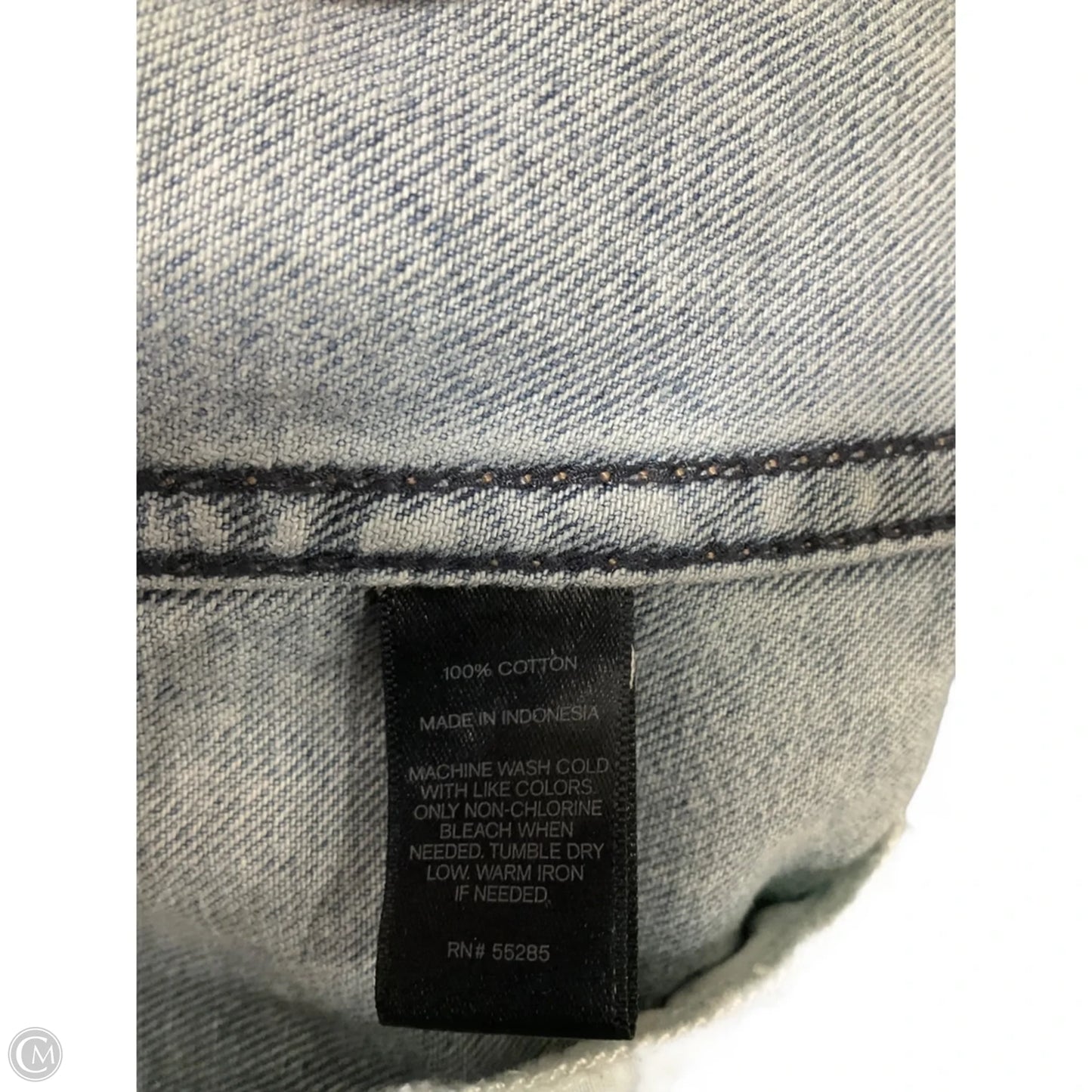 Jacket Denim By Express In Blue Denim, Size: Xs