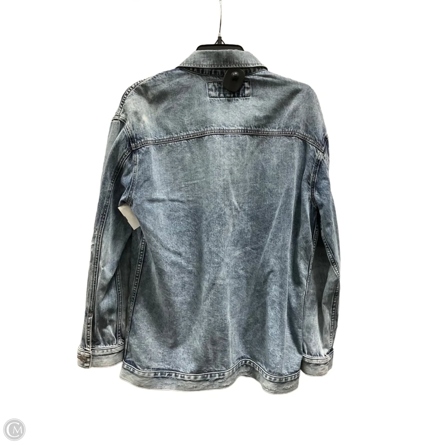 Jacket Denim By Express In Blue Denim, Size: Xs