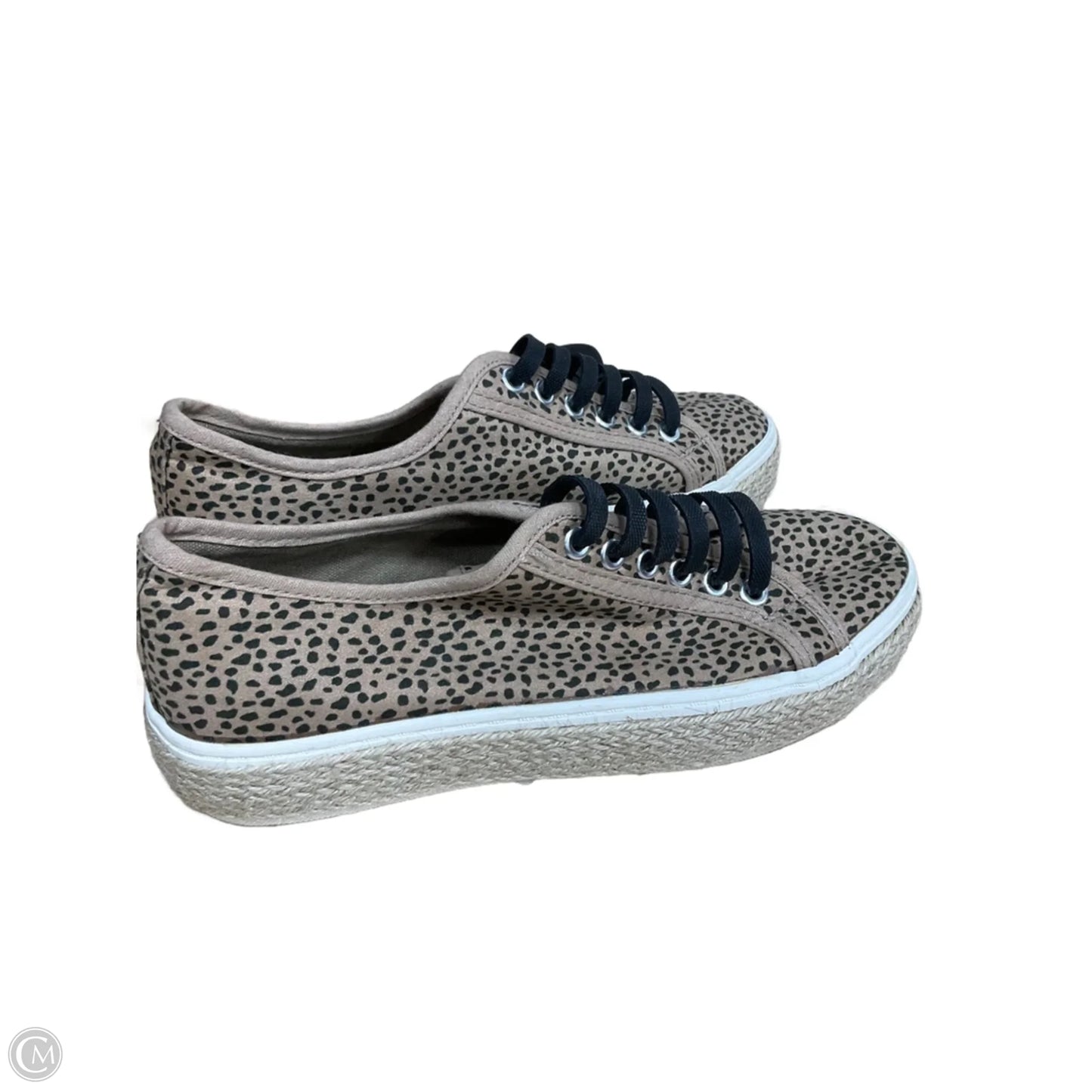 Shoes Flats By Michelle Mcdowell In Animal Print, Size: 7