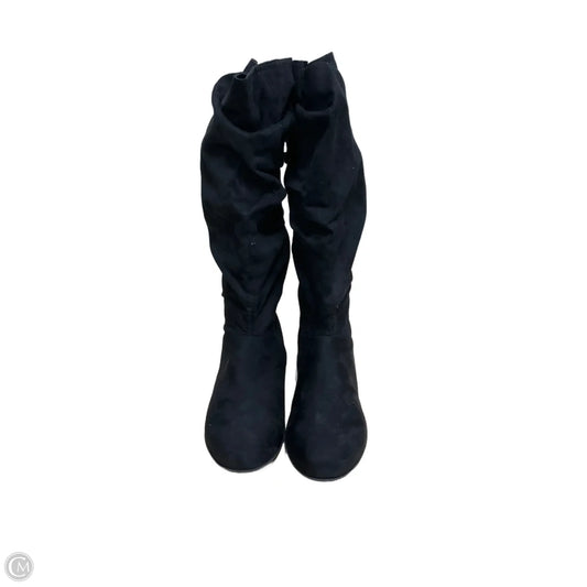 Boots Knee Flats By Comfortview In Black, Size: 10