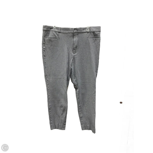 Pants Dress By Banana Republic In Black & Blue, Size: 16