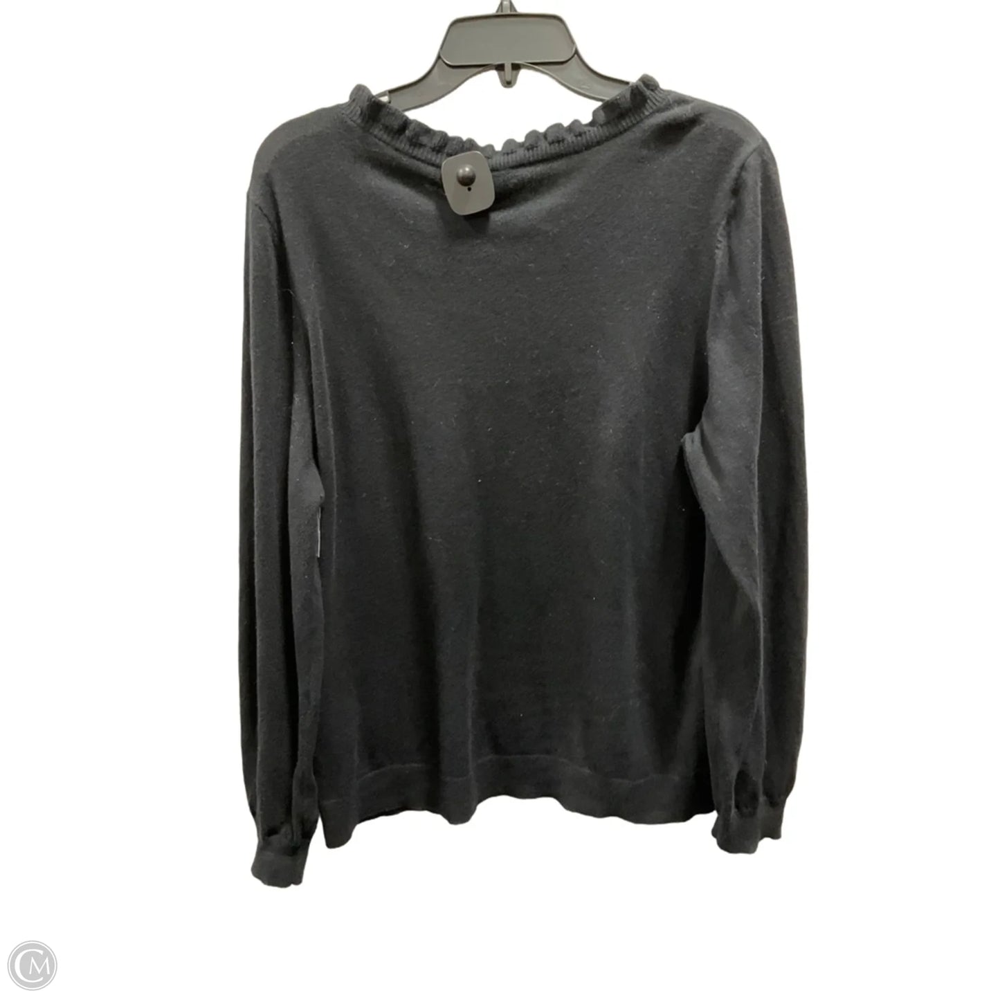 Top Long Sleeve Basic By Talbots In Black, Size: 1x