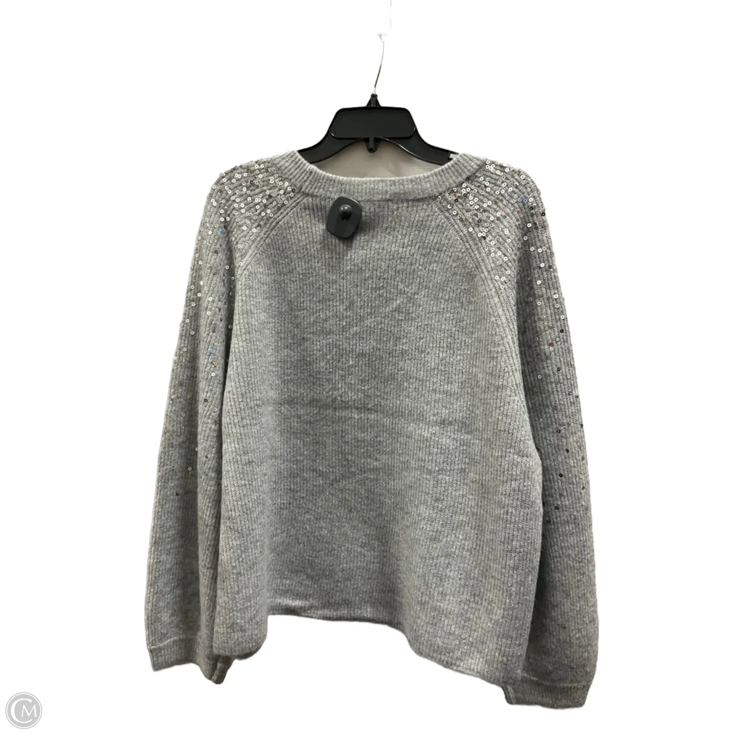 Sweater By Cece In Grey, Size: Xl